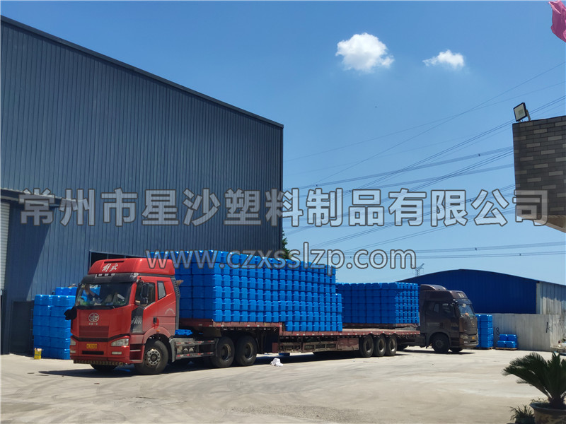 常州市星沙塑料制品有限公司-安徽亳州1M*1M*0.4M大浮筒發(fā)貨8