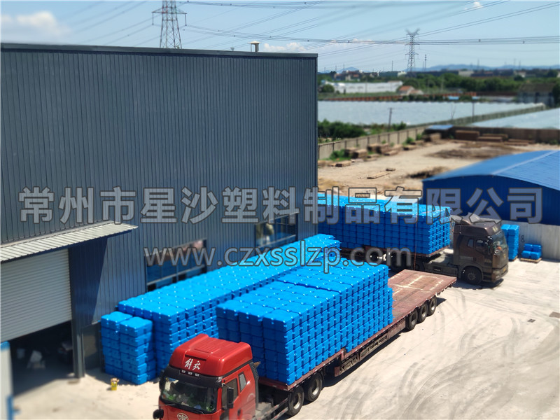 常州市星沙塑料制品有限公司-安徽亳州1M*1M*0.4M大浮筒發(fā)貨2