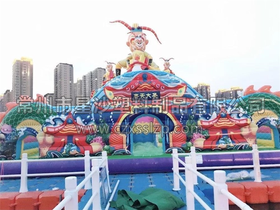 星沙制造藍(lán)色水上樂園大浮筒6